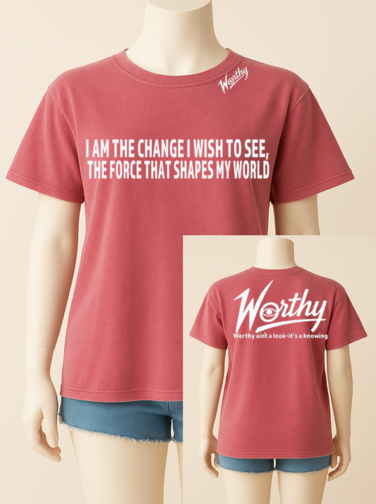 The Change Tee  Round neck – Power Starts Within