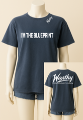 You're not the copy. You're the code.
The Blueprint Tee is for the ones who were never meant to follow trends — because they are the standard.
Front quote:
“I’M THE BLUEPRINT”
No explanation needed. You are the example, the evidence, the elevation.