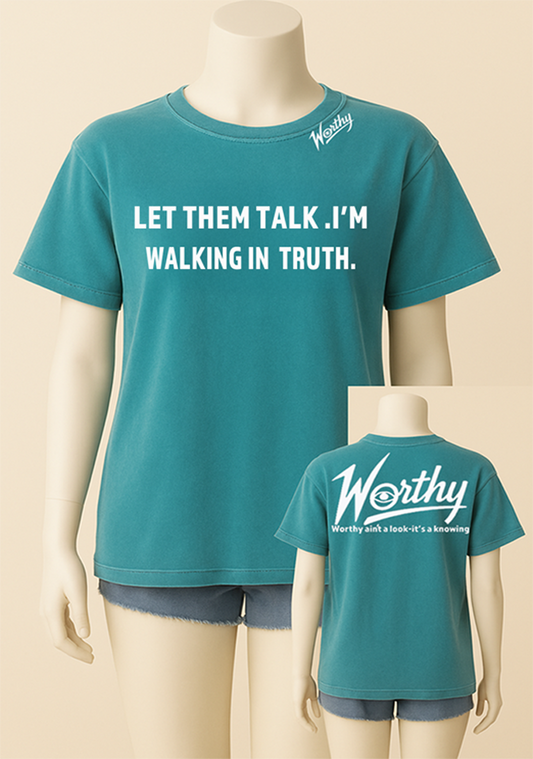 WALKING IN TRUTH Tee ROUND NECK – Wear Your Message