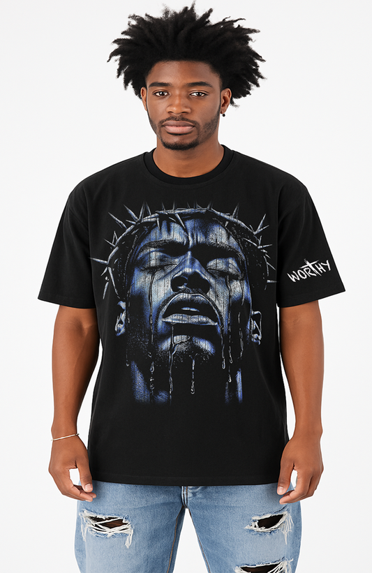 The Black Jesus Street Tee is more than just a graphic — it’s a statement. Raw. Real. Unapologetically bold. This shirt challenges the narrative and honors strength, resilience, and truth in its purest form.