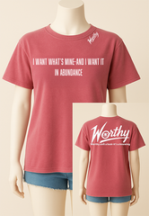 In Abundance” Worthy Tee. Unisex