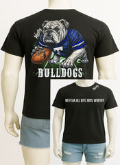 This isn’t your average dog tee — it’s got bite. Featuring a bold bulldog graphic and attitude to match, the "This Tee Don’t Bark — It Bites" shirt is built for those who stand their ground and own their space. Streetwise style meets canine confidence.
Made from durable, ultra-soft cotton with a relaxed unisex fit, it’s perfect for anyone who vibes with loyalty, grit, and that no-nonsense energy.