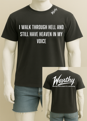Heaven in My Voice Tee – Proof I Survived unisex /round neck
