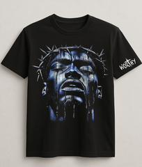 “Unapologetically Bold Black Round neck– Black Jesus Street Tee”