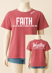 FAITH Tee Unisex round neck – “Guided Through Darkness"