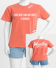 In Abundance” Worthy Tee. Unisex