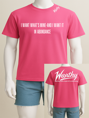 In Abundance” Worthy Tee. Unisex