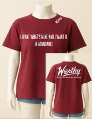 In Abundance” Worthy Tee. Unisex