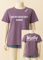In Abundance” Worthy Tee. Unisex
