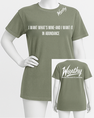 In Abundance” Worthy Tee. Unisex