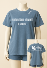 In Abundance” Worthy Tee. Unisex