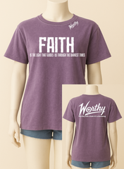 FAITH Tee Unisex round neck – “Guided Through Darkness"